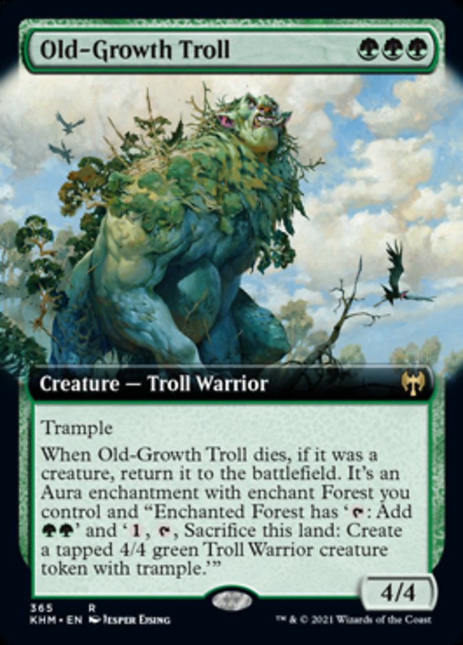 Old-Growth Troll (Extended Art) [Kaldheim] | Eastridge Sports Cards & Games