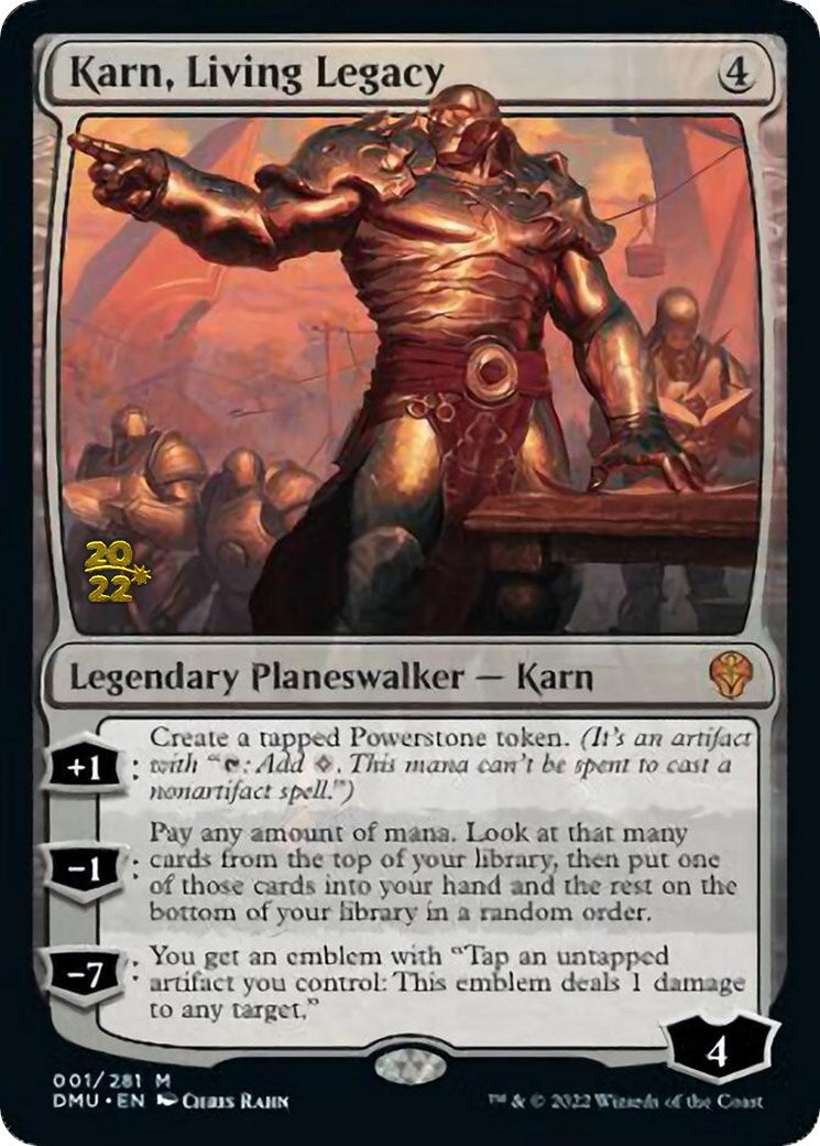 Karn, Living Legacy [Dominaria United Prerelease Promos] | Eastridge Sports Cards & Games