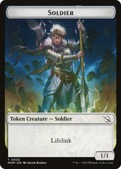 Soldier // Kraken Double-Sided Token [March of the Machine Tokens] | Eastridge Sports Cards & Games