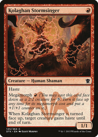 Kolaghan Stormsinger [Dragons of Tarkir] | Eastridge Sports Cards & Games