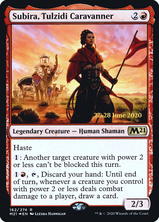 Subira, Tulzidi Caravanner  [Core Set 2021 Prerelease Promos] | Eastridge Sports Cards & Games