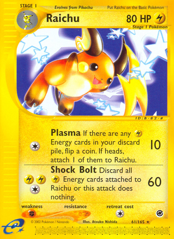 Raichu (61/165) [Expedition: Base Set] | Eastridge Sports Cards & Games