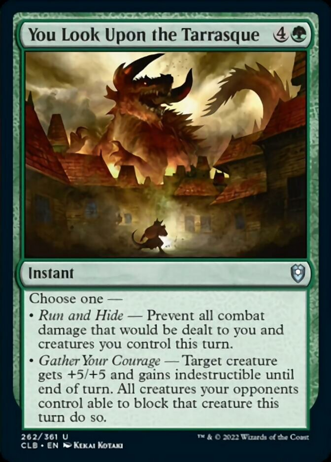 You Look Upon the Tarrasque [Commander Legends: Battle for Baldur's Gate] | Eastridge Sports Cards & Games