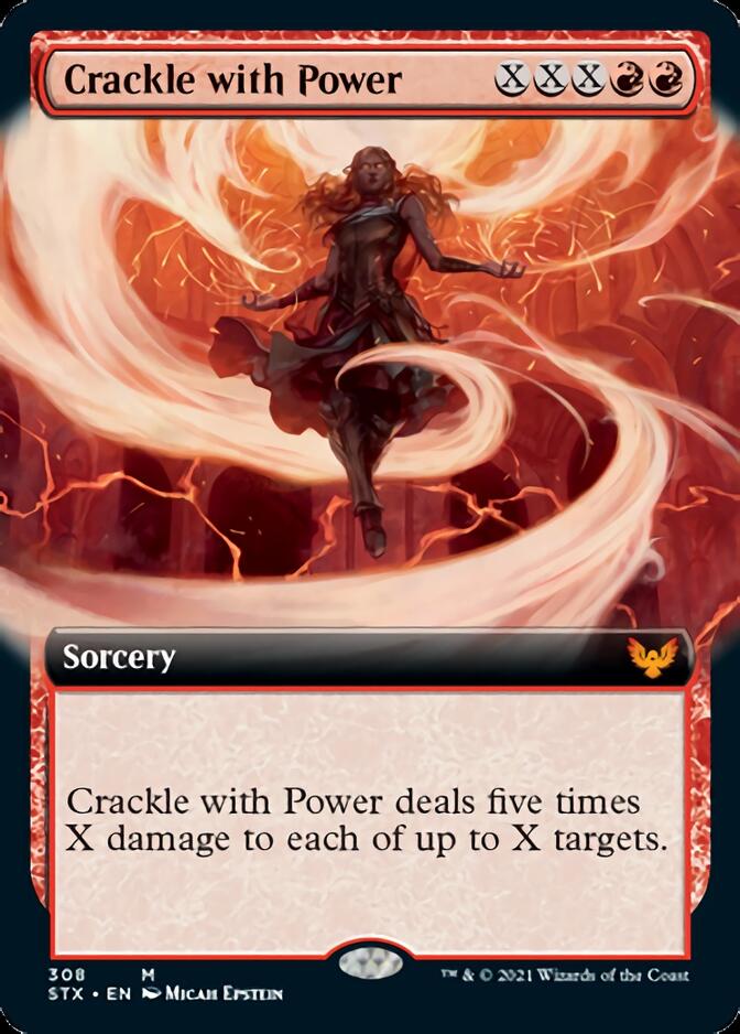 Crackle with Power (Extended) [Strixhaven: School of Mages] | Eastridge Sports Cards & Games