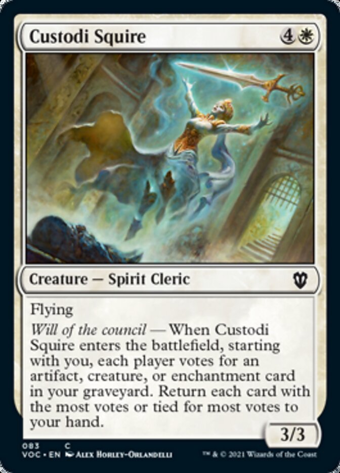 Custodi Squire [Innistrad: Crimson Vow Commander] | Eastridge Sports Cards & Games