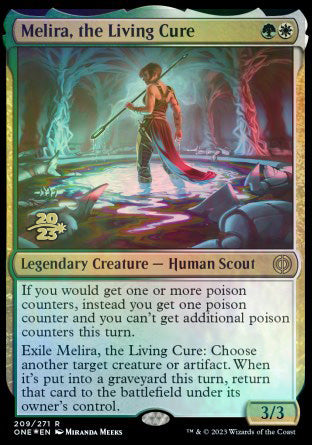 Melira, the Living Cure [Phyrexia: All Will Be One Prerelease Promos] | Eastridge Sports Cards & Games