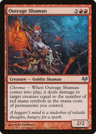 Outrage Shaman [Eventide] | Eastridge Sports Cards & Games