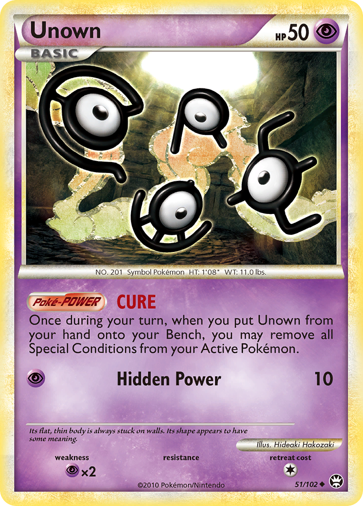 Unown (51/102) [HeartGold & SoulSilver: Triumphant] | Eastridge Sports Cards & Games