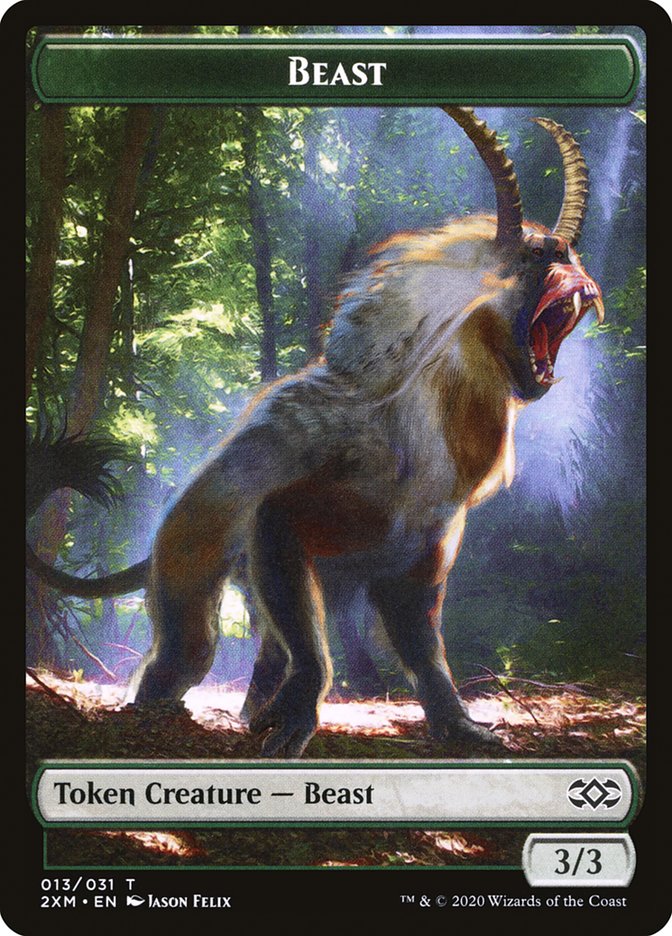 Beast Token [Double Masters] | Eastridge Sports Cards & Games