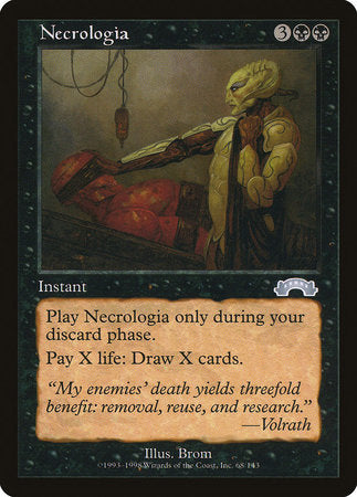 Necrologia [Exodus] | Eastridge Sports Cards & Games