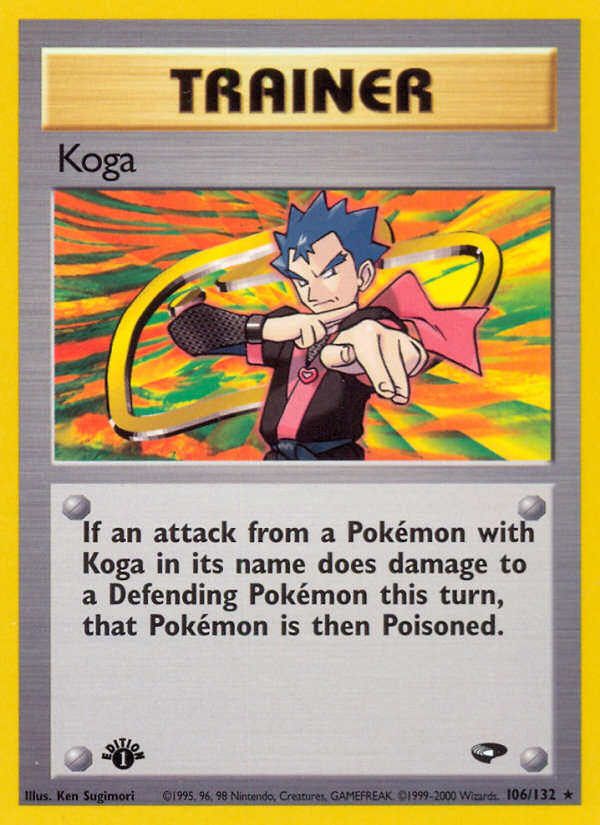 Koga (106/132) [Gym Challenge 1st Edition] | Eastridge Sports Cards & Games