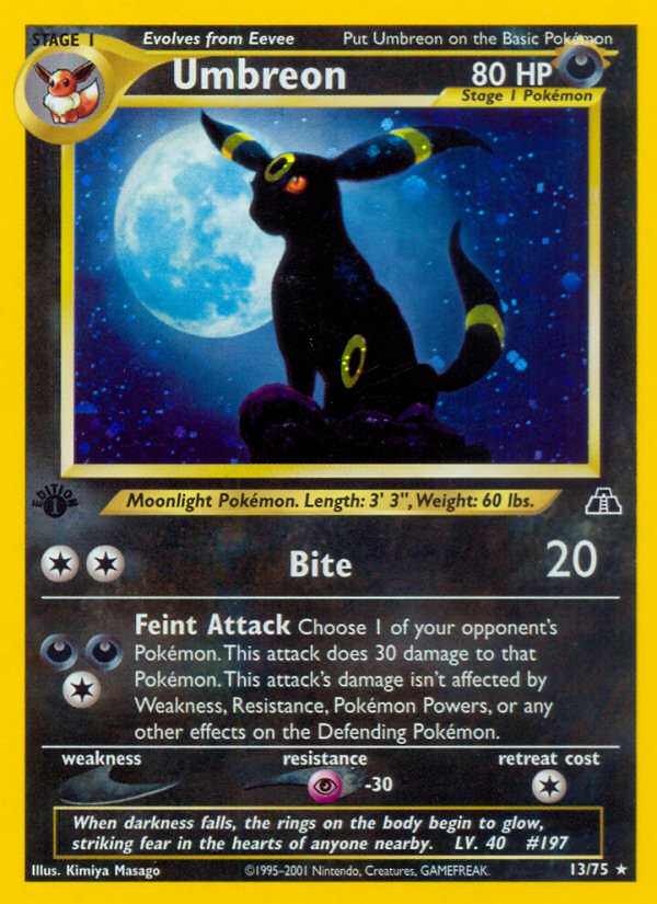 Umbreon (13/75) [Neo Discovery 1st Edition] | Eastridge Sports Cards & Games