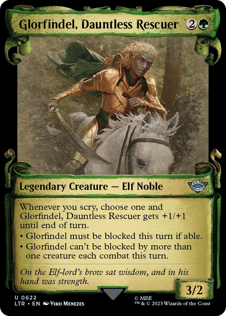 Glorfindel, Dauntless Rescuer [The Lord of the Rings: Tales of Middle-Earth Showcase Scrolls] | Eastridge Sports Cards & Games