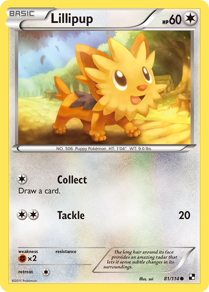 Lillipup (81/114) [Black & White: Base Set] | Eastridge Sports Cards & Games