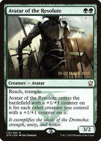 Avatar of the Resolute [Dragons of Tarkir Promos] | Eastridge Sports Cards & Games