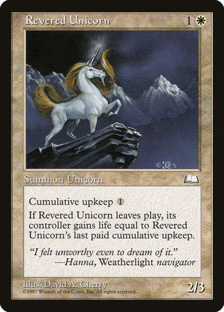 Revered Unicorn [Weatherlight] | Eastridge Sports Cards & Games