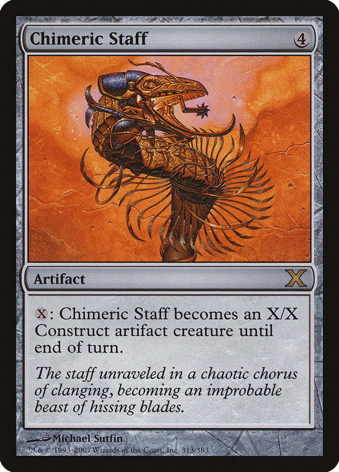 Chimeric Staff [Tenth Edition] | Eastridge Sports Cards & Games