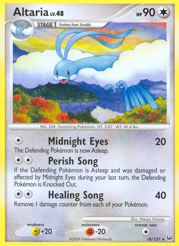 Altaria (18/127) [Platinum: Base Set] | Eastridge Sports Cards & Games