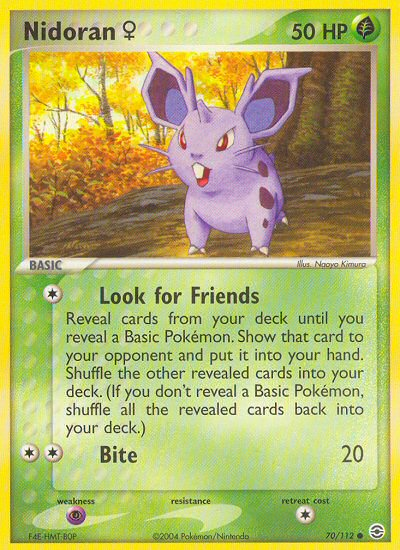 Nidoran (70/112) (Female) [EX: FireRed & LeafGreen] | Eastridge Sports Cards & Games