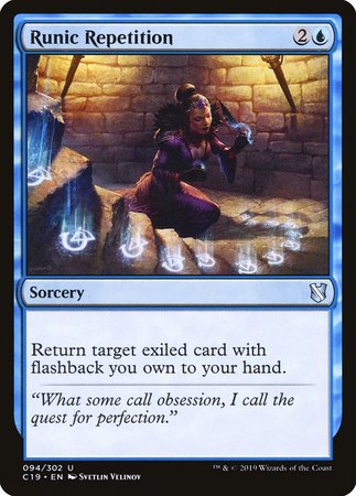 Runic Repetition [Commander 2019] | Eastridge Sports Cards & Games