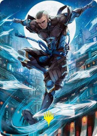 Kaito Shizuki 1 Art Card (Gold-Stamped Signature) [Kamigawa: Neon Dynasty Art Series] | Eastridge Sports Cards & Games