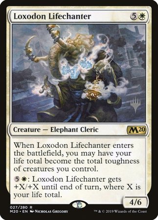 Loxodon Lifechanter [Core Set 2020 Promos] | Eastridge Sports Cards & Games