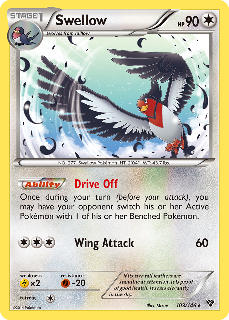 Swellow (103/146) [XY: Base Set] | Eastridge Sports Cards & Games