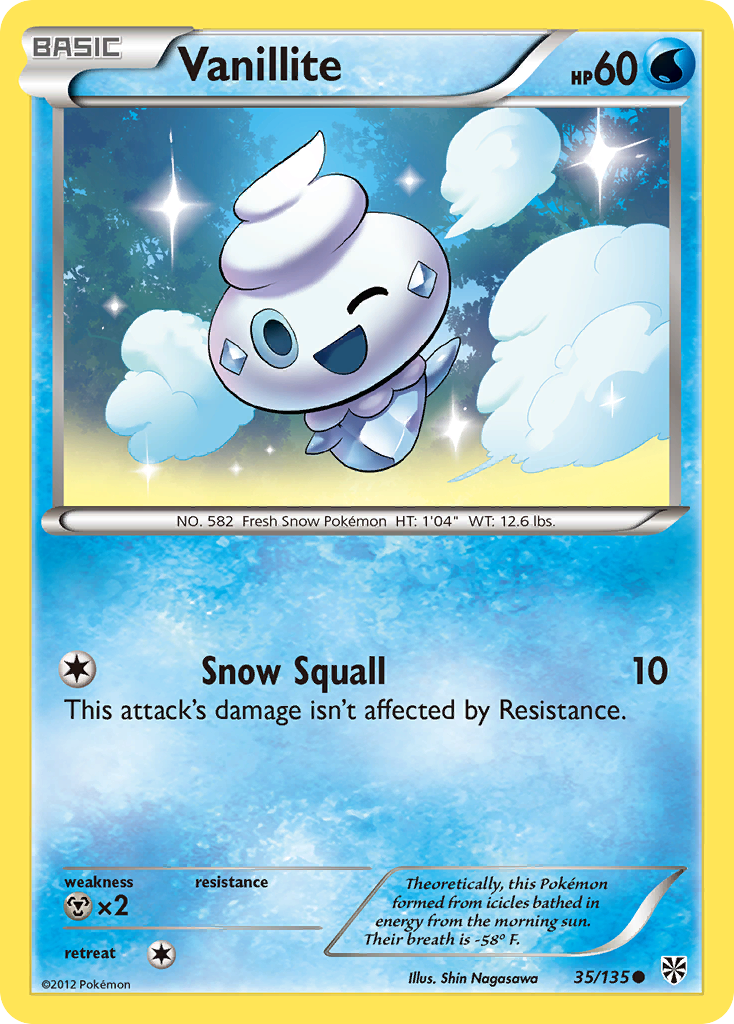 Vanillite (35/135) [Black & White: Plasma Storm] | Eastridge Sports Cards & Games