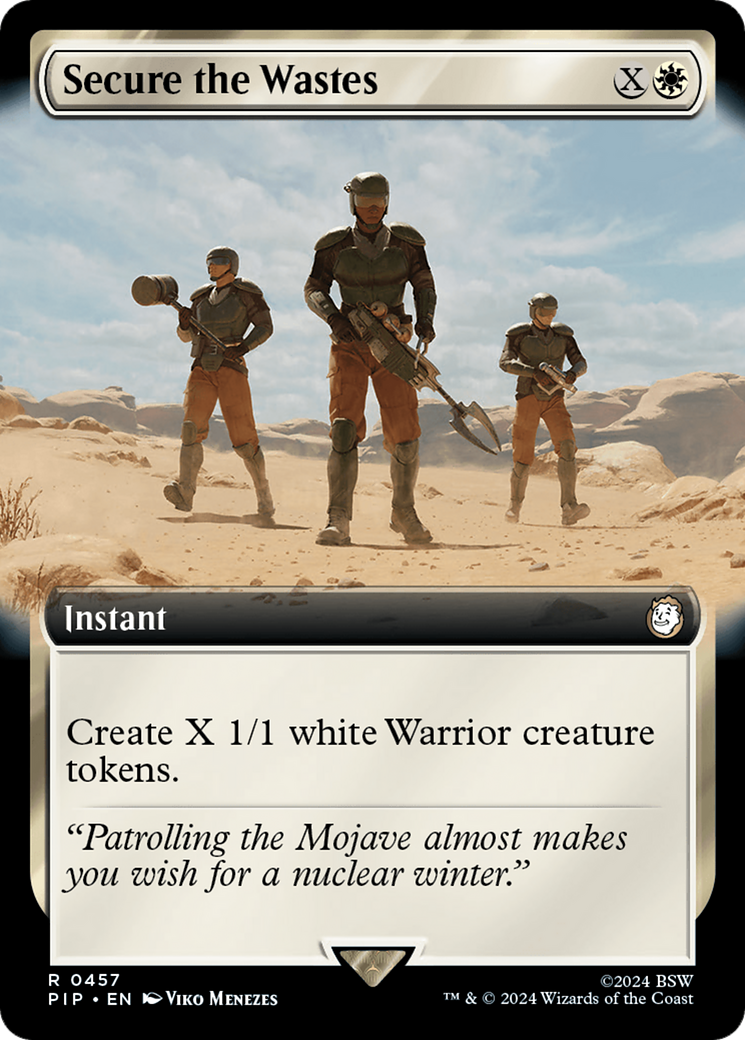 Secure the Wastes (Extended Art) [Fallout] | Eastridge Sports Cards & Games