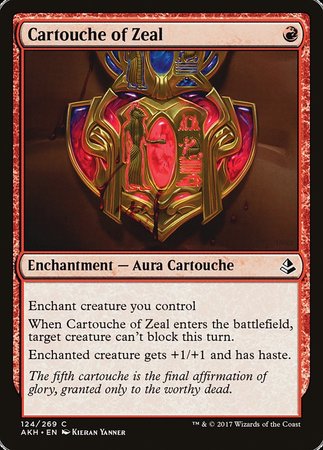 Cartouche of Zeal [Amonkhet] | Eastridge Sports Cards & Games