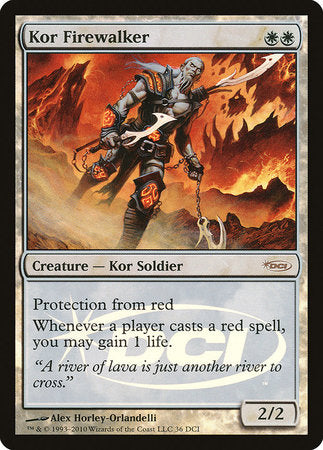 Kor Firewalker [Wizards Play Network 2010] | Eastridge Sports Cards & Games