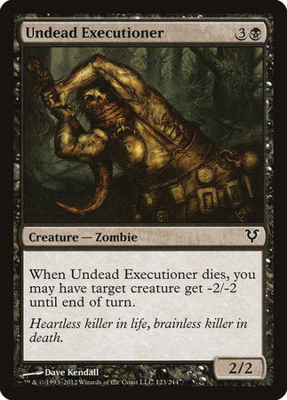 Undead Executioner [Avacyn Restored] | Eastridge Sports Cards & Games