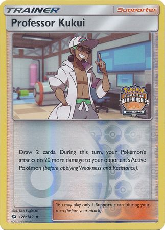 Professor Kukui (128/149) (Regional Championship Promo) [Sun & Moon: Base Set] | Eastridge Sports Cards & Games