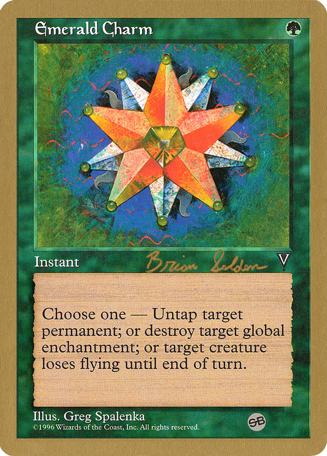 Emerald Charm (Brian Selden) (SB) [World Championship Decks 1998] | Eastridge Sports Cards & Games