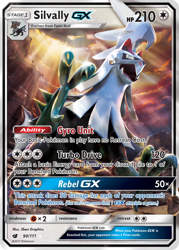 Silvally GX (90/111) [Sun & Moon: Crimson Invasion] | Eastridge Sports Cards & Games