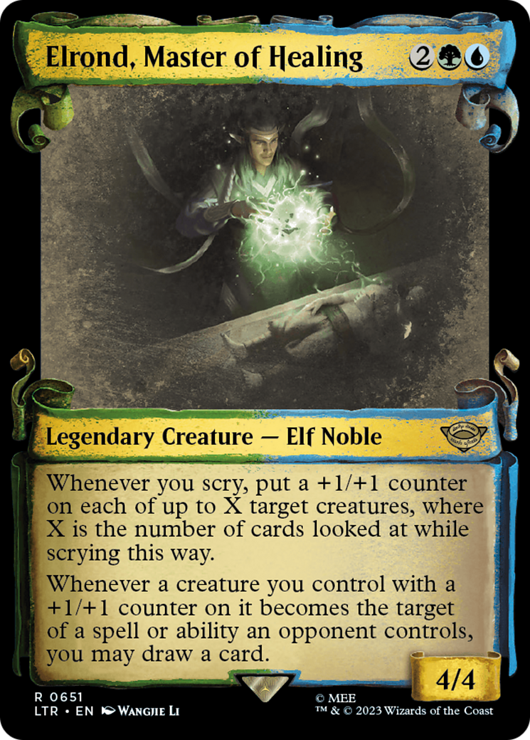 Elrond, Master of Healing [The Lord of the Rings: Tales of Middle-Earth Showcase Scrolls] | Eastridge Sports Cards & Games