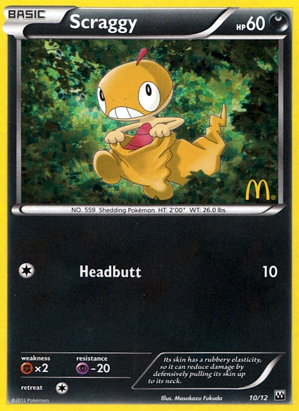 Scraggy (10/12) [McDonald's Promos: 2012 Collection] | Eastridge Sports Cards & Games