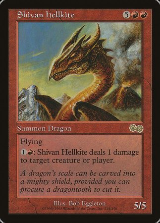 Shivan Hellkite [Urza's Saga] | Eastridge Sports Cards & Games