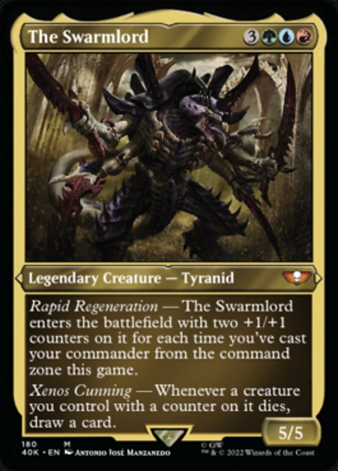 The Swarmlord (Display Commander) (Surge Foil) [Warhammer 40,000] | Eastridge Sports Cards & Games