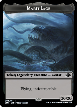 Insect // Marit Lage Double-Sided Token [Dominaria Remastered Tokens] | Eastridge Sports Cards & Games