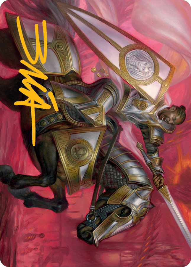 Sigiled Sentinel Art Card (Gold-Stamped Signature) [March of the Machine Art Series] | Eastridge Sports Cards & Games