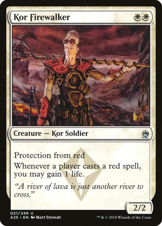 Kor Firewalker [Masters 25] | Eastridge Sports Cards & Games