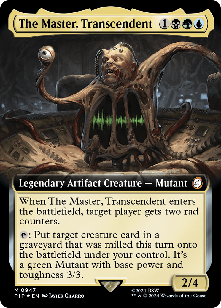 The Master, Transcendent (Extended Art) (Surge Foil) [Fallout] | Eastridge Sports Cards & Games