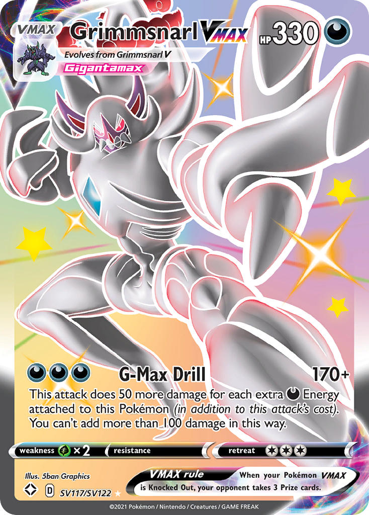 Grimmsnarl VMAX (SV117/SV122) [Sword & Shield: Shining Fates] | Eastridge Sports Cards & Games