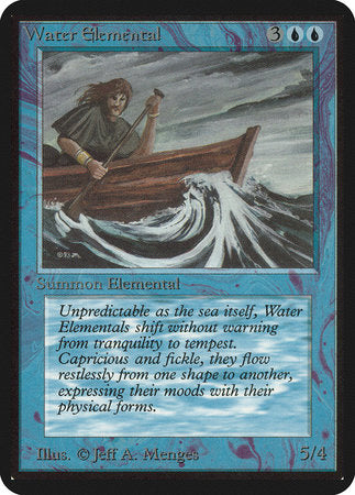 Water Elemental [Limited Edition Alpha] | Eastridge Sports Cards & Games