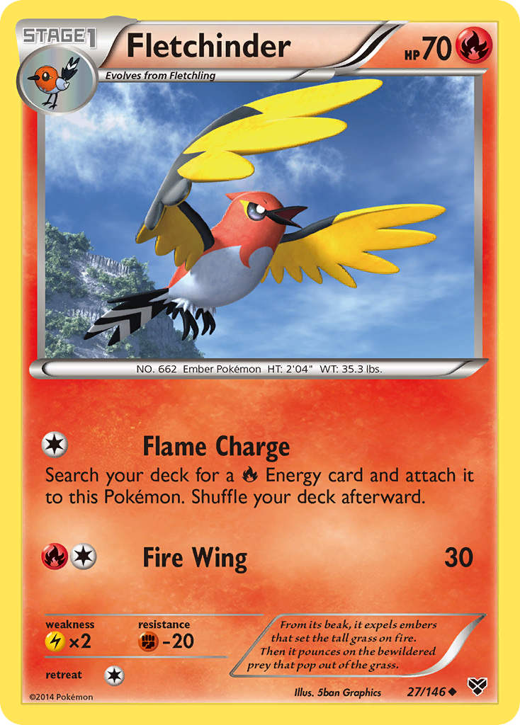 Fletchinder (27/146) [XY: Base Set] | Eastridge Sports Cards & Games