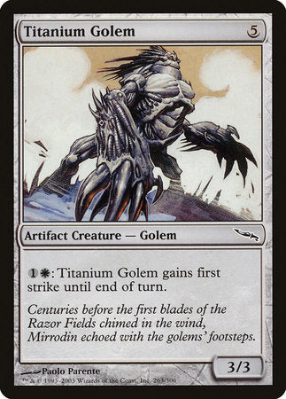 Titanium Golem [Mirrodin] | Eastridge Sports Cards & Games