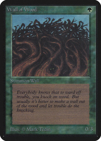 Wall of Wood [Limited Edition Alpha] | Eastridge Sports Cards & Games