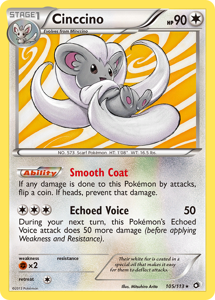 Cinccino (105/113) [Black & White: Legendary Treasures] | Eastridge Sports Cards & Games