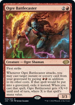 Ogre Battlecaster [Jumpstart 2022] | Eastridge Sports Cards & Games